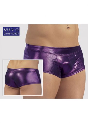 Herren Hipster lila, metallic