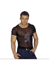 Herren Drachen-Shirt schwarz