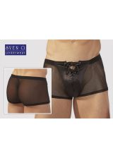 Herren Netz-Boxer schwarz